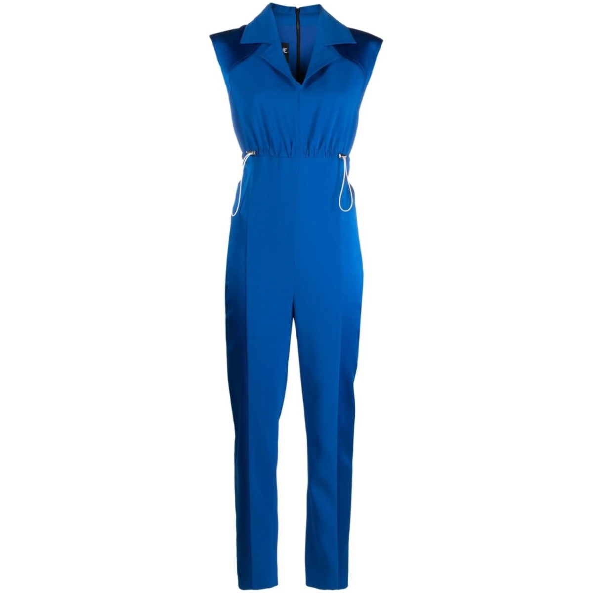 sleeveless drawstring jumpsuit