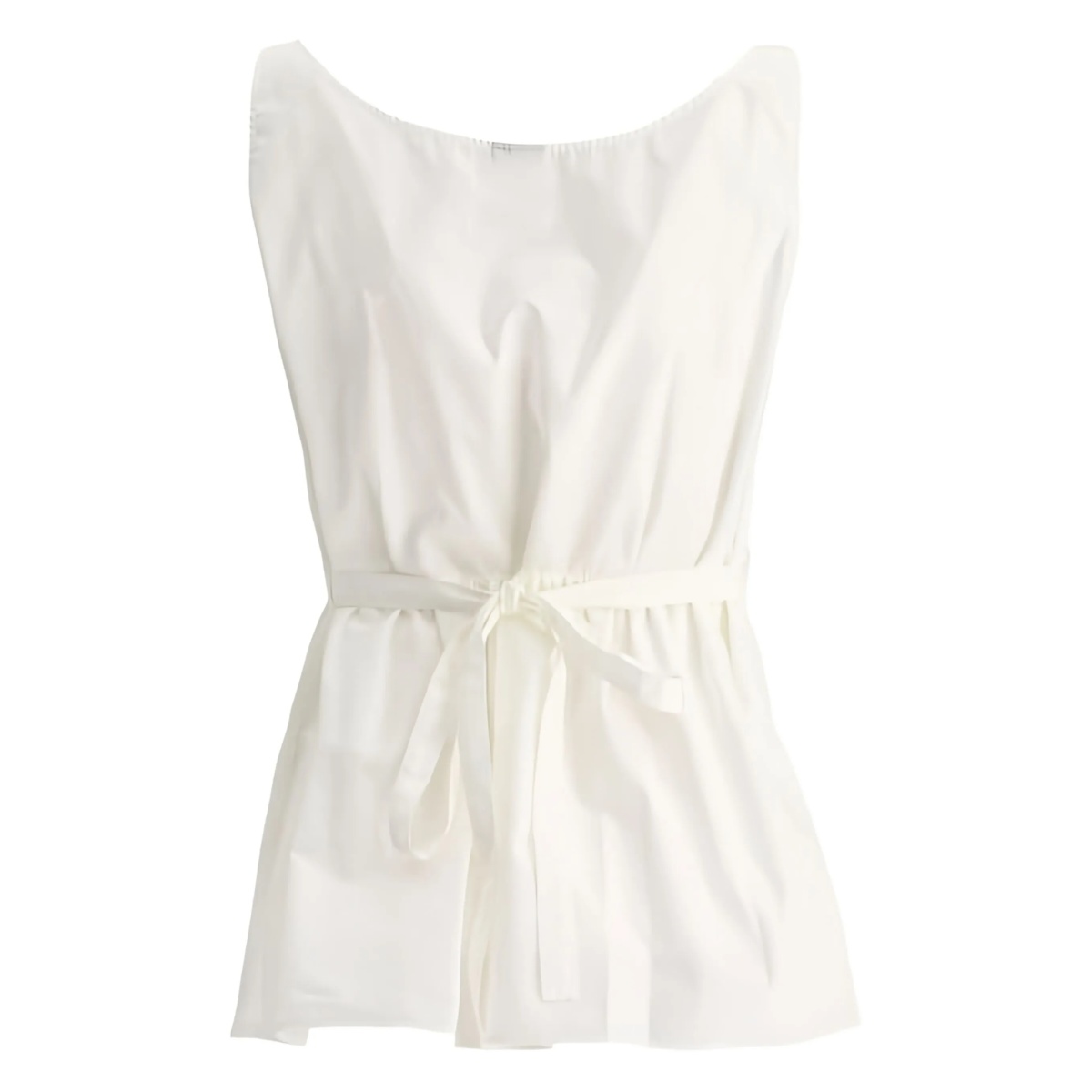 sleeveless tie-waist top - Img 2
