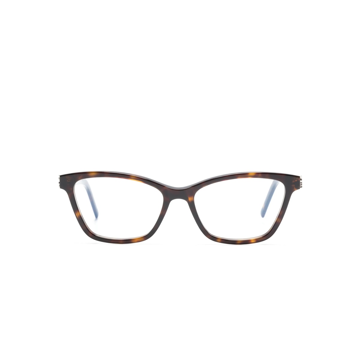 SLM128 tortoiseshell square glasses