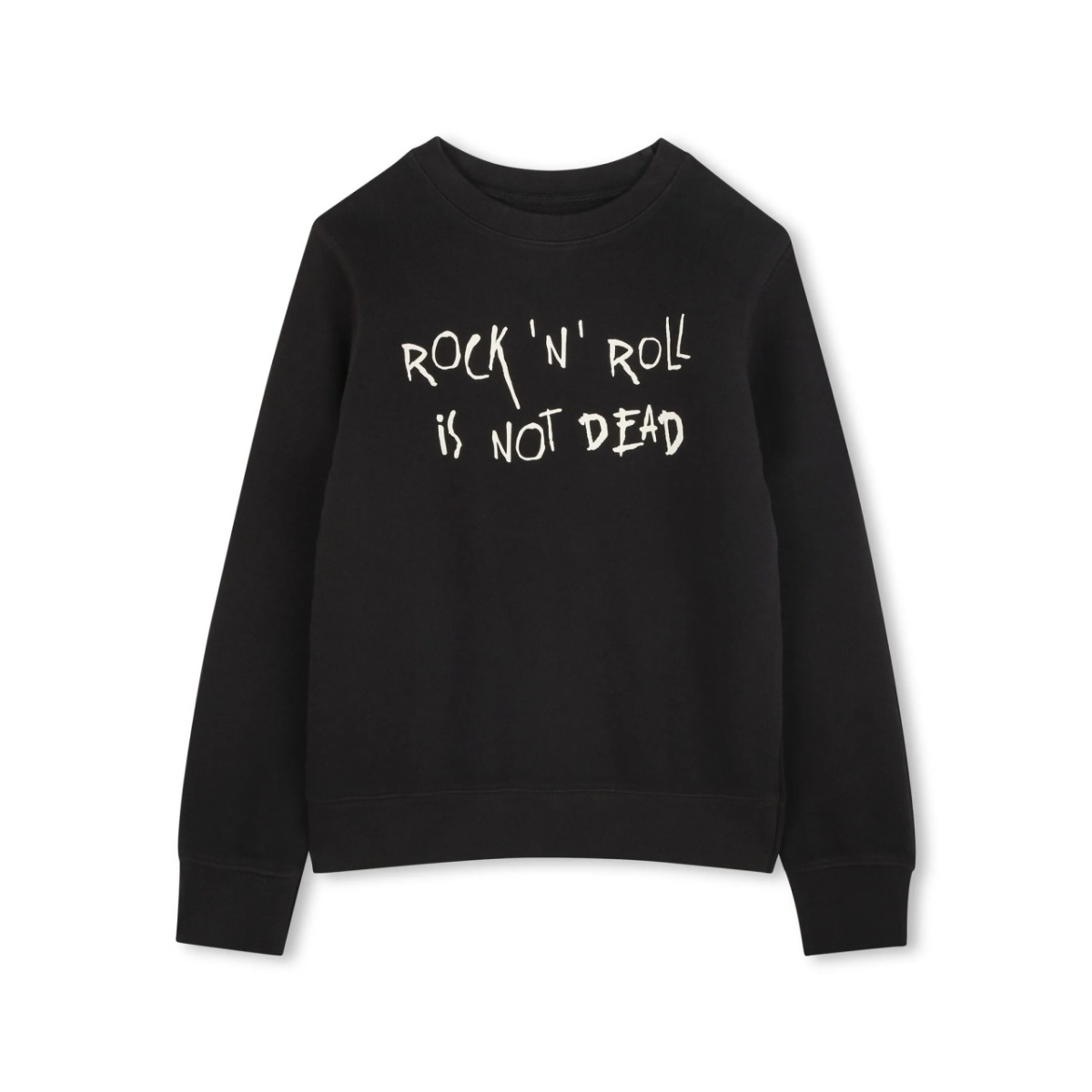 slogan-print sweatshirt