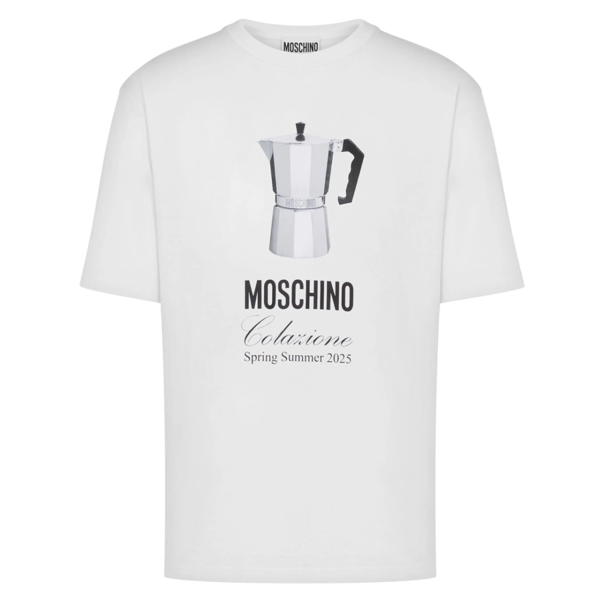 slogan-print T-shirt