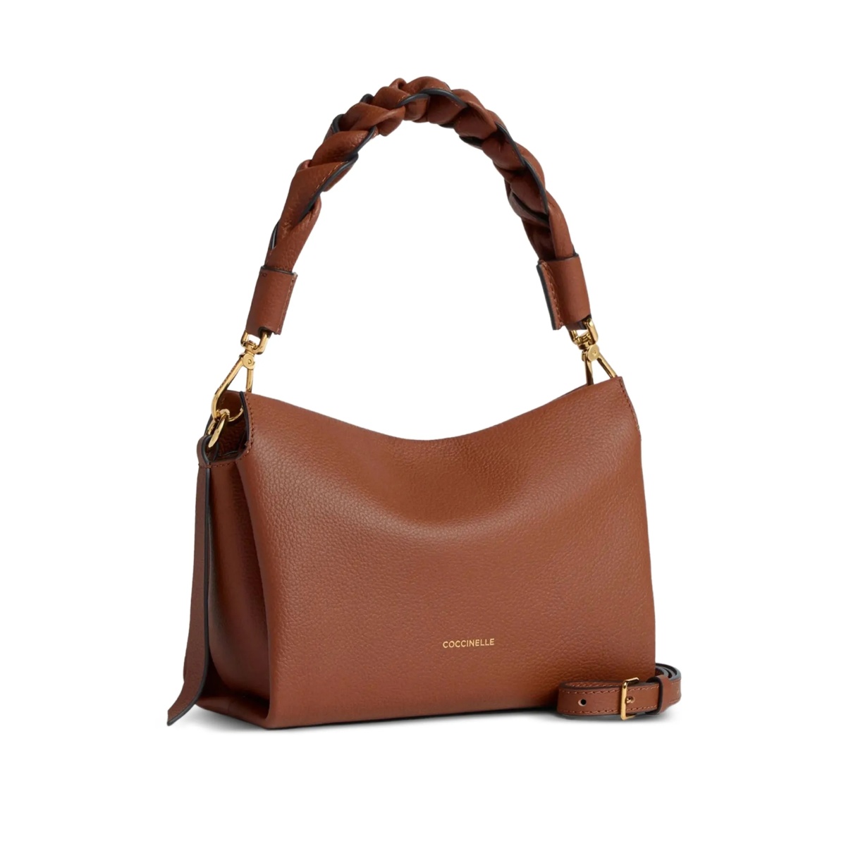 small Boheme braided-handle leather shoulder bag - Img 2