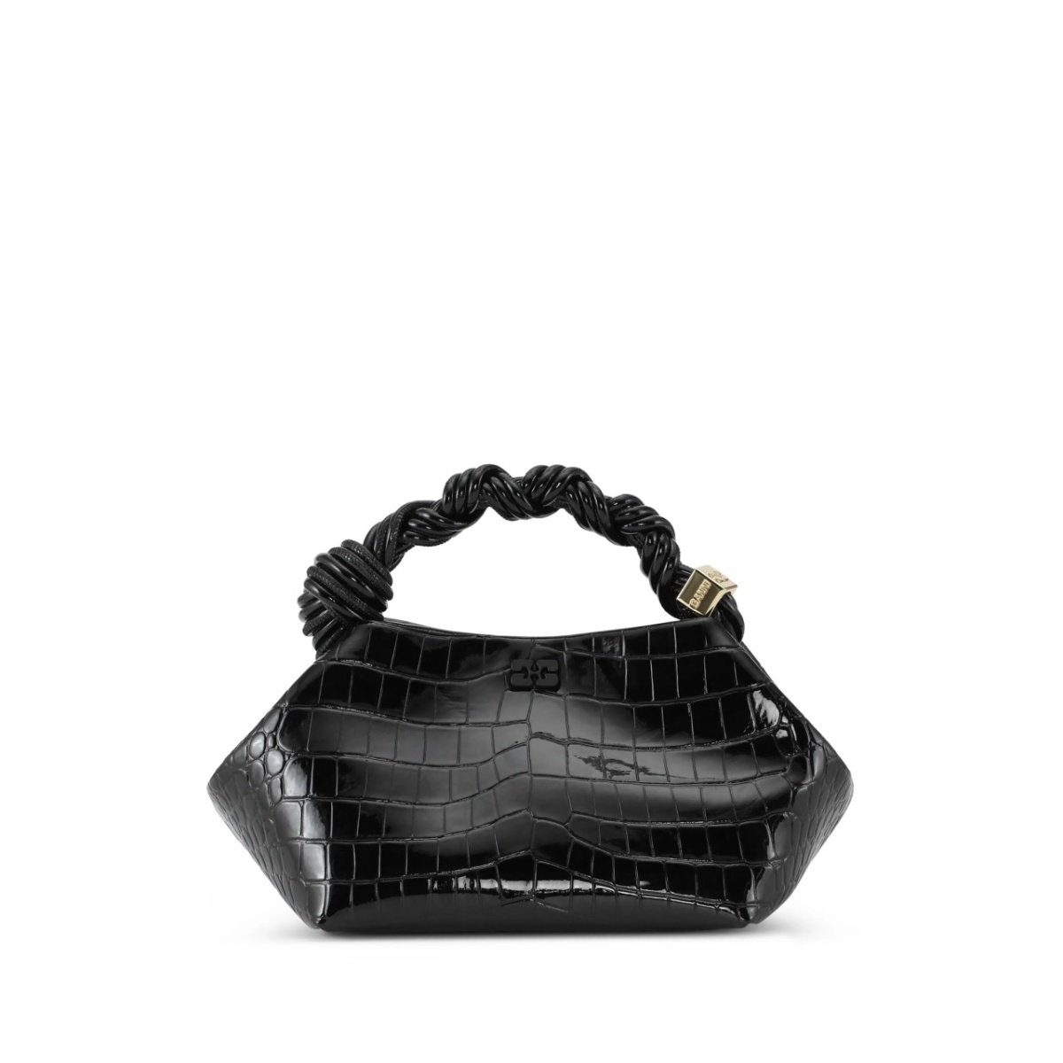 small Bou recycled-leather top-handle bag