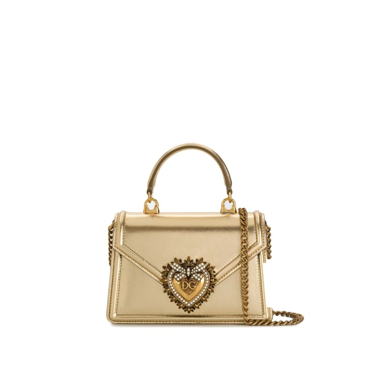 small Devotion leather top-handle bag