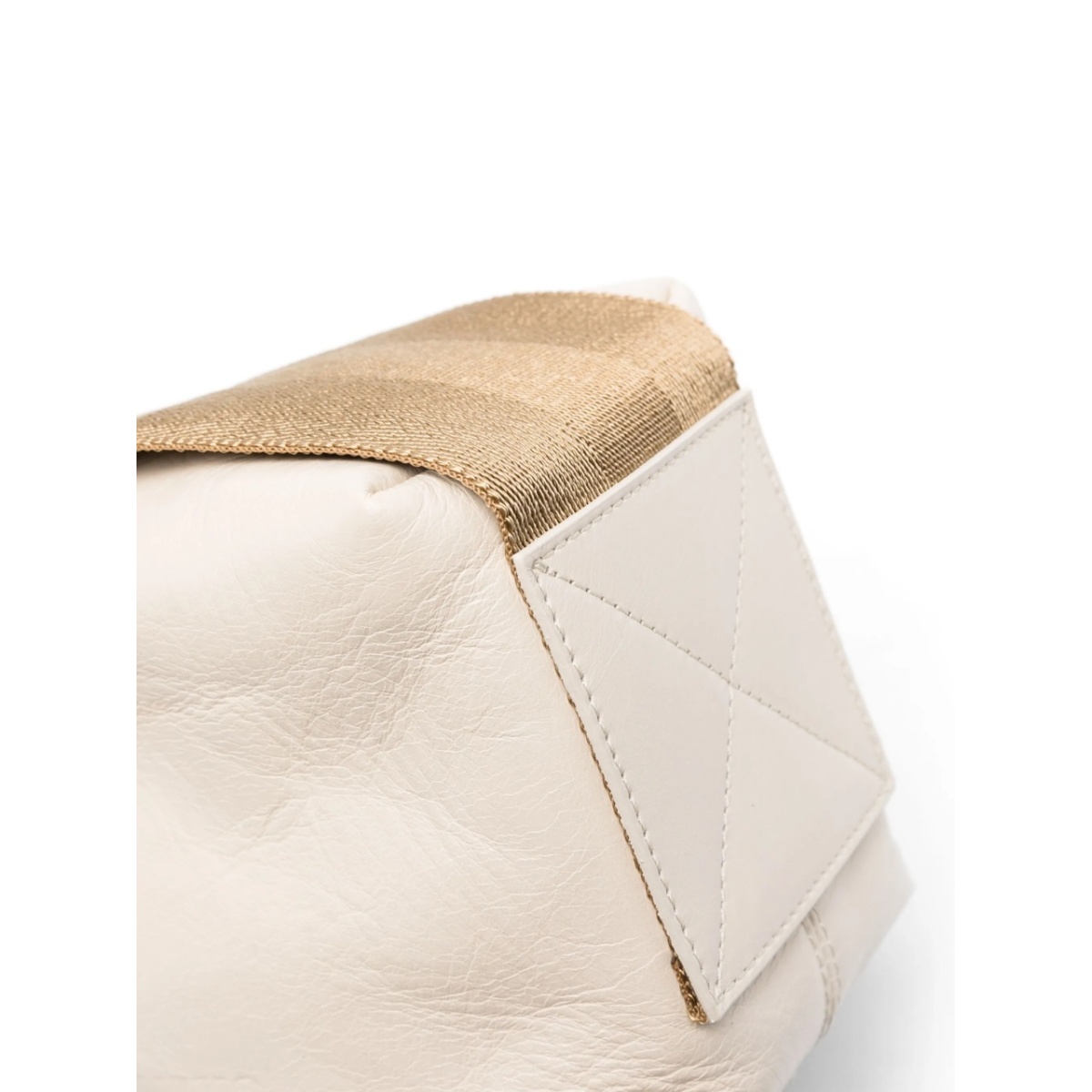 small logo-embossed leather shoulder bag - Img 4