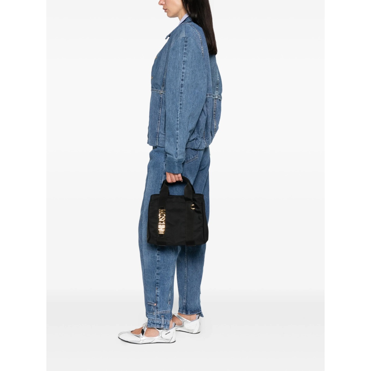 small logo-plaque tote bag - Img 2
