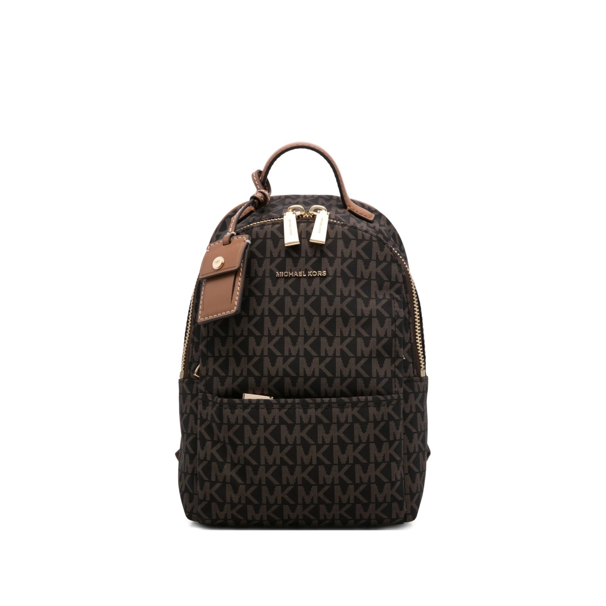 small monogram-logo backpack