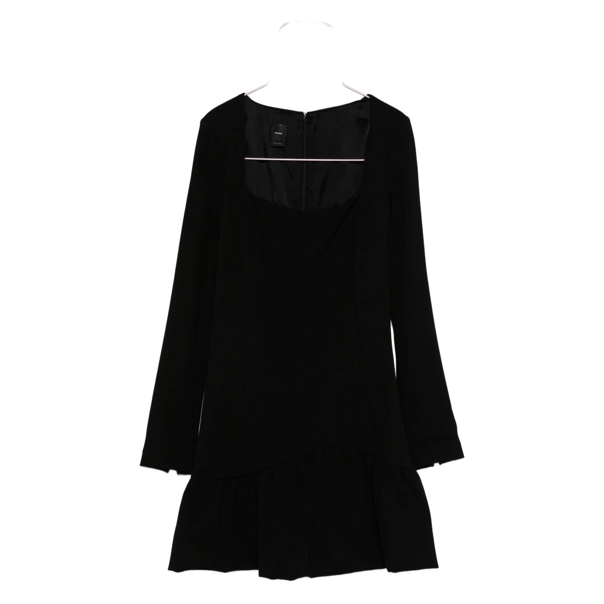 square-neck mini dress
