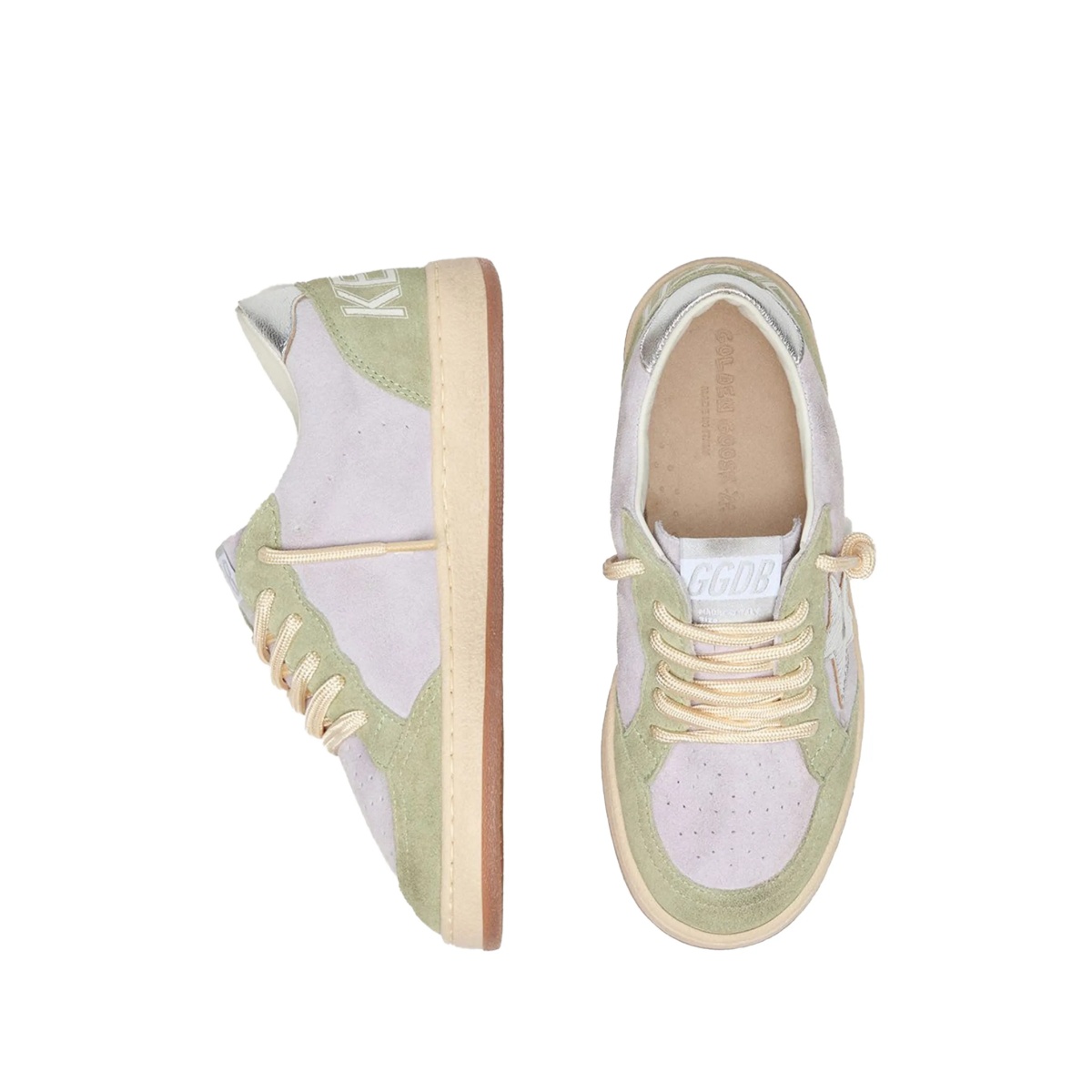 star-patch lace-up sneakers - Img 4