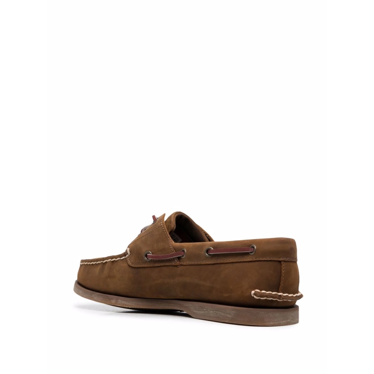 stitched leather boat shoes - Img 3