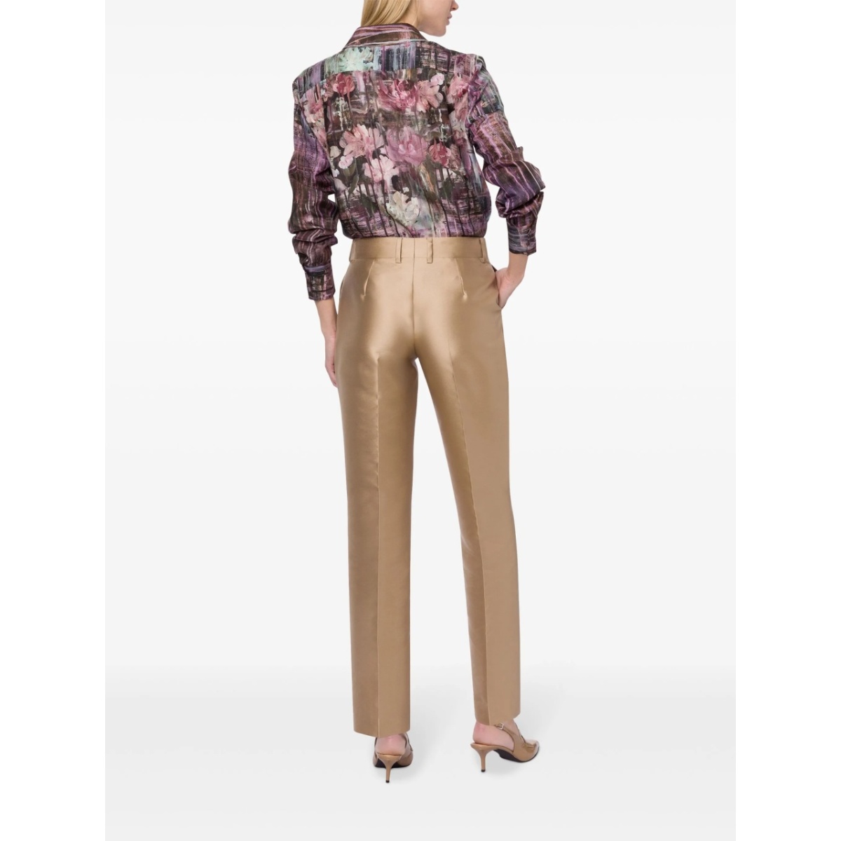 straight-leg tailored trousers - Img 3