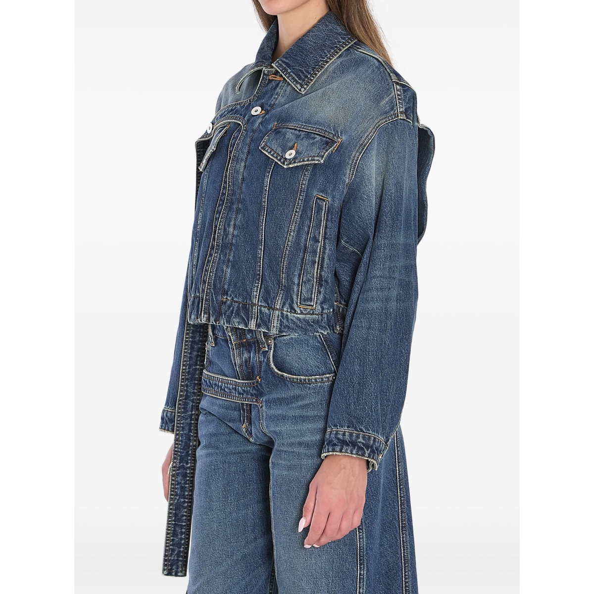 Strap denim jacket - Img 3