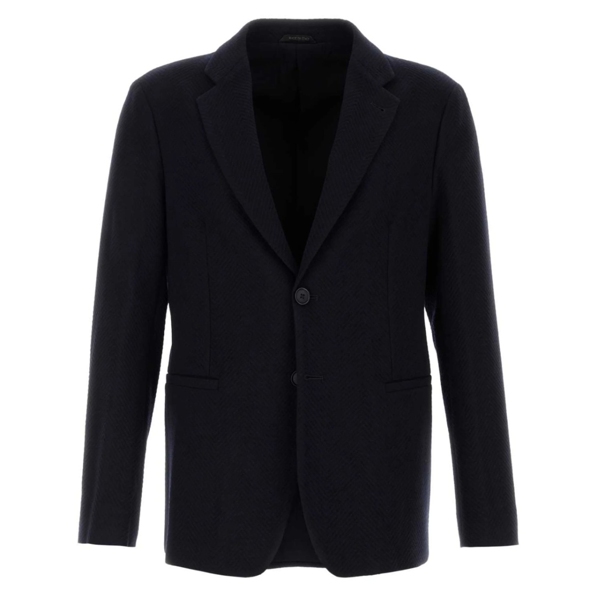 stretch buttoned blazer