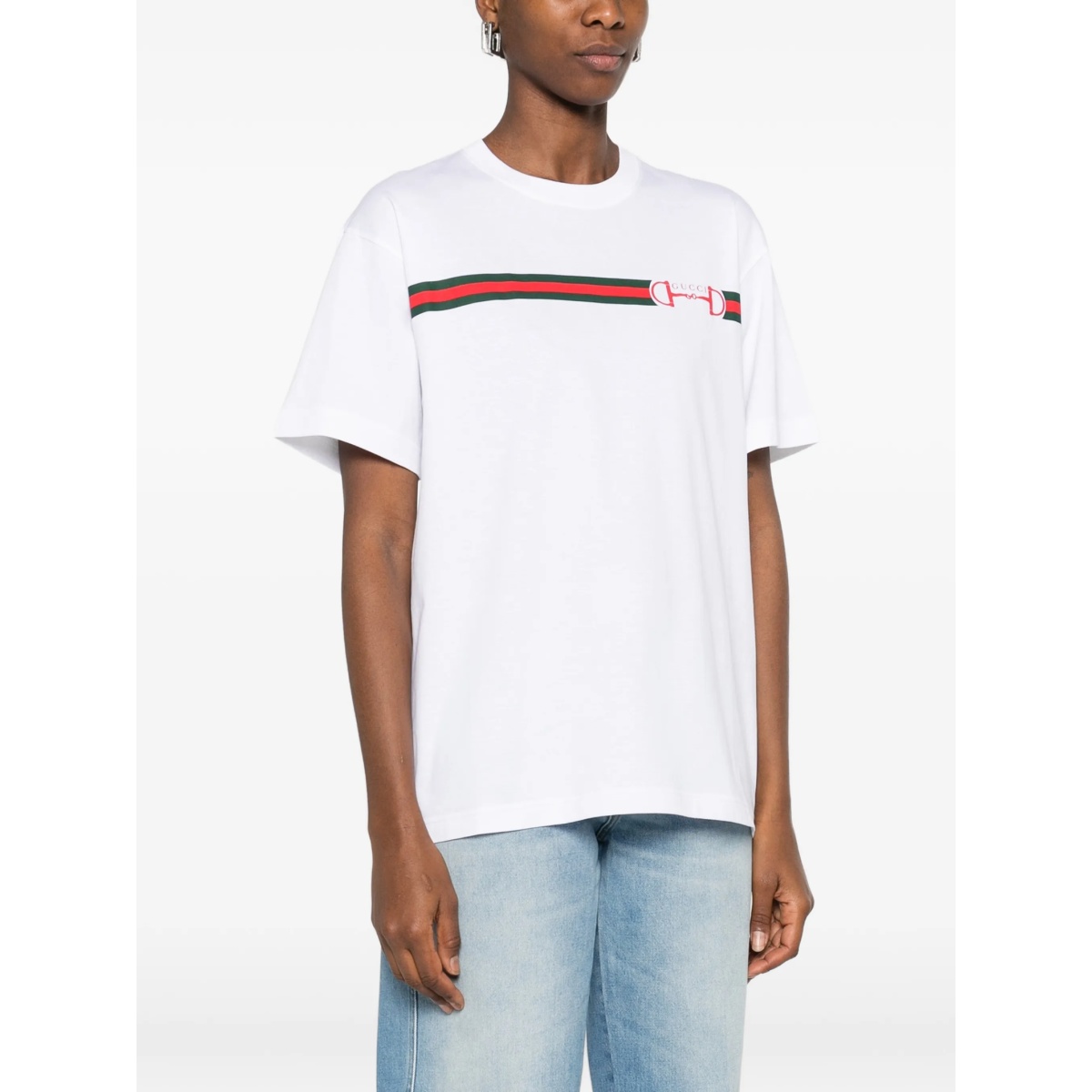 stripe logo T-shirt - Img 3