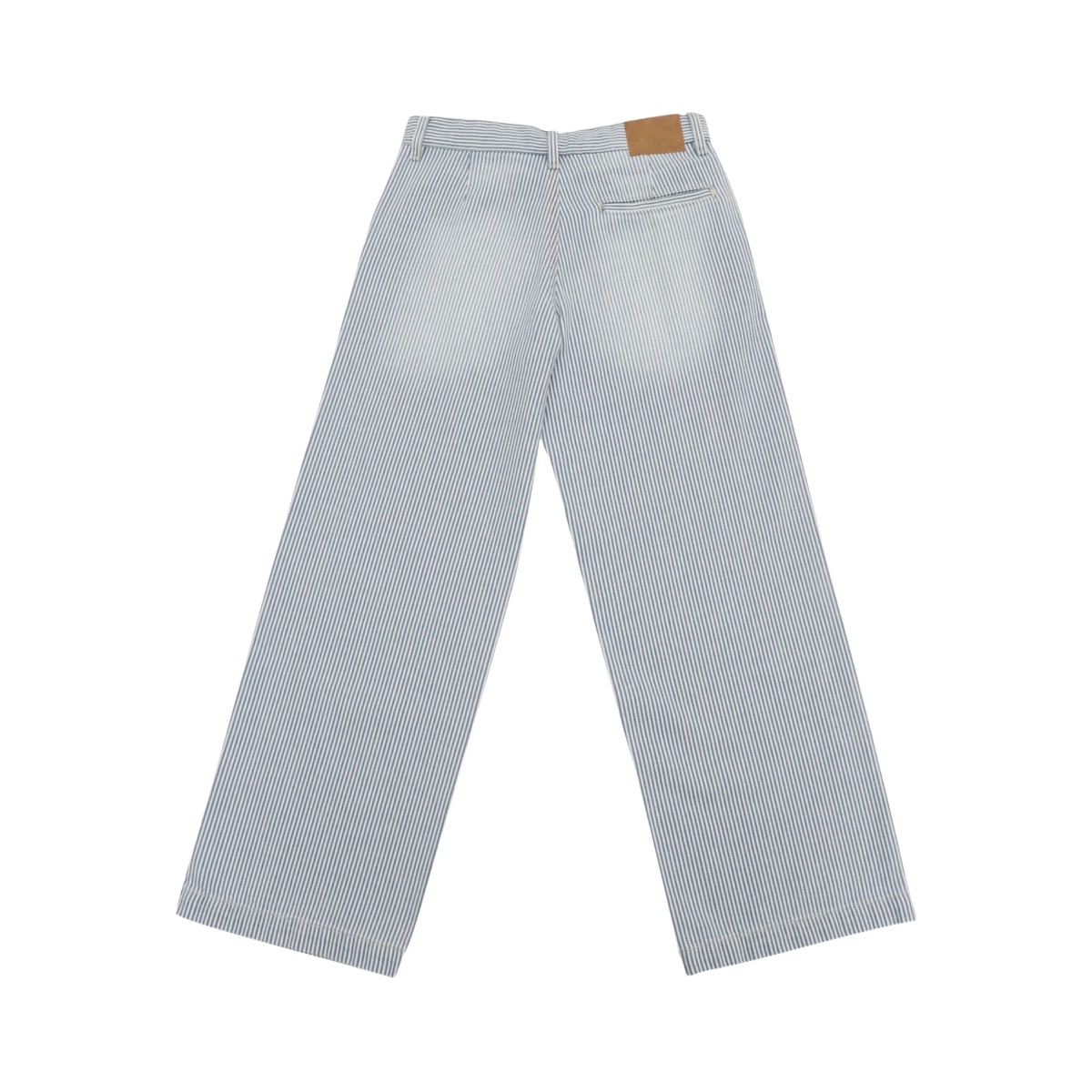 striped cotton trousers - Img 2