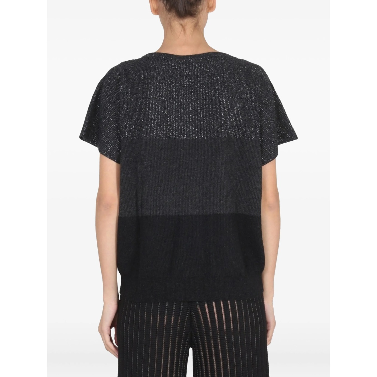 striped wool T-shirt - Img 4