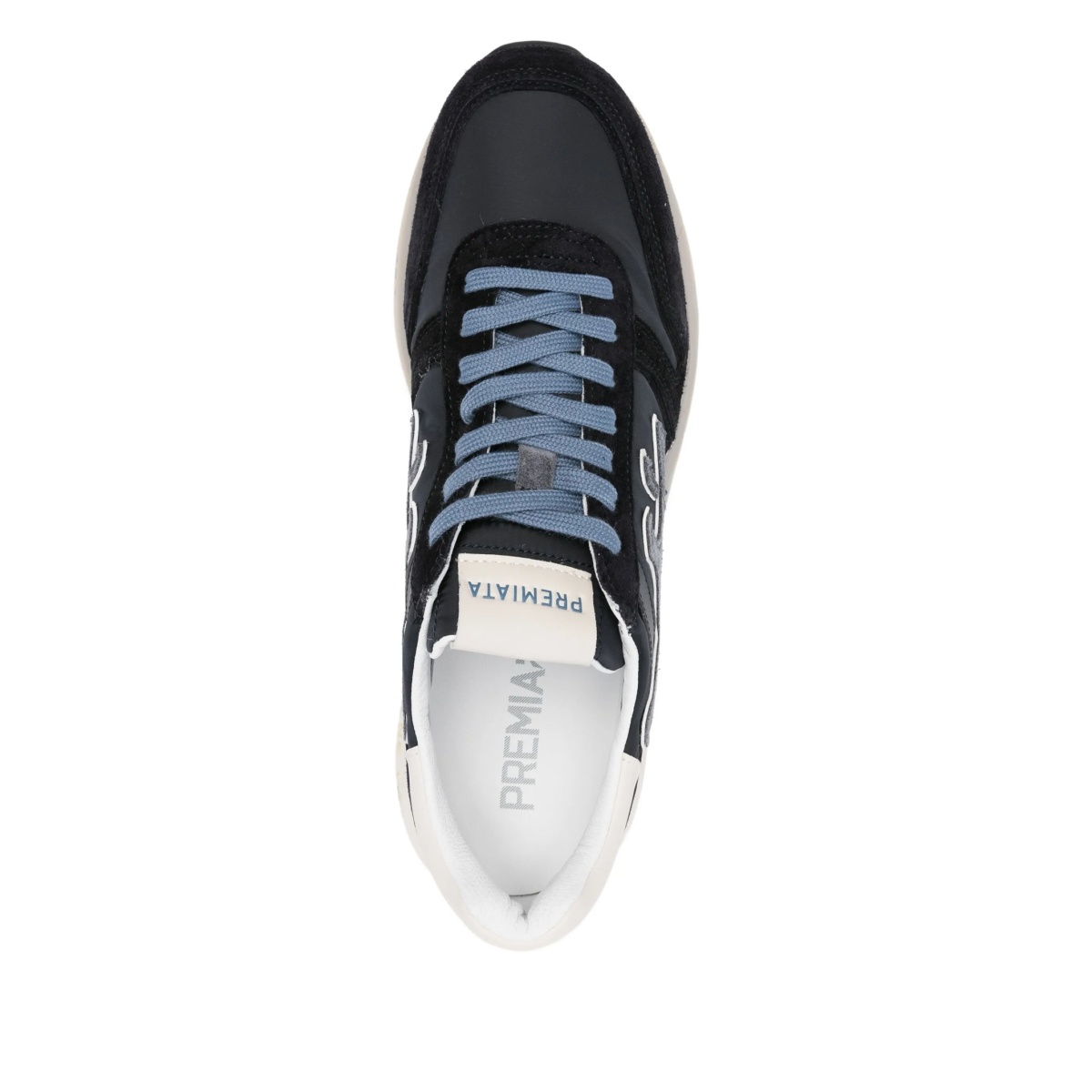 suede-leather low-top sneakers - Img 4
