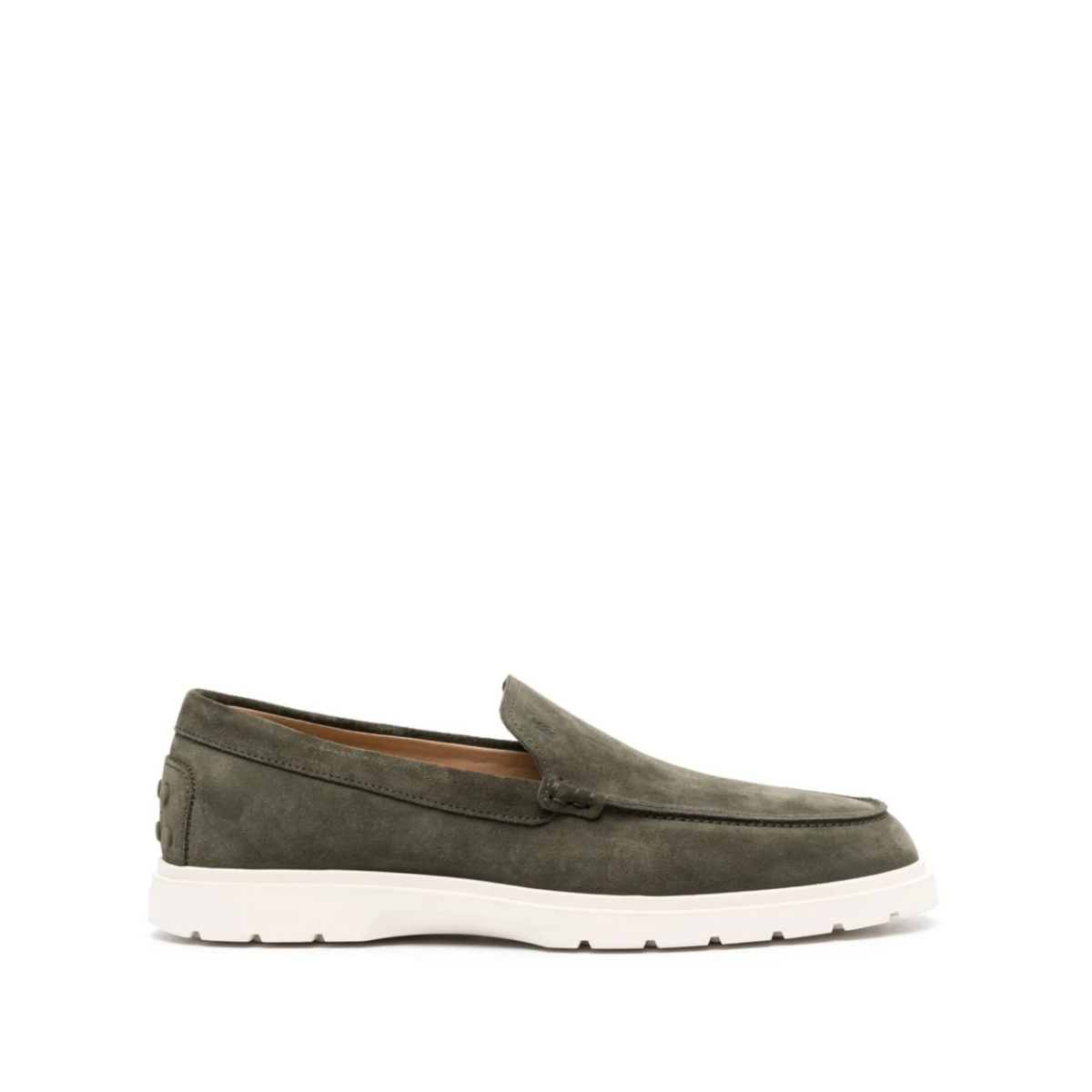 suede slip-on loafers