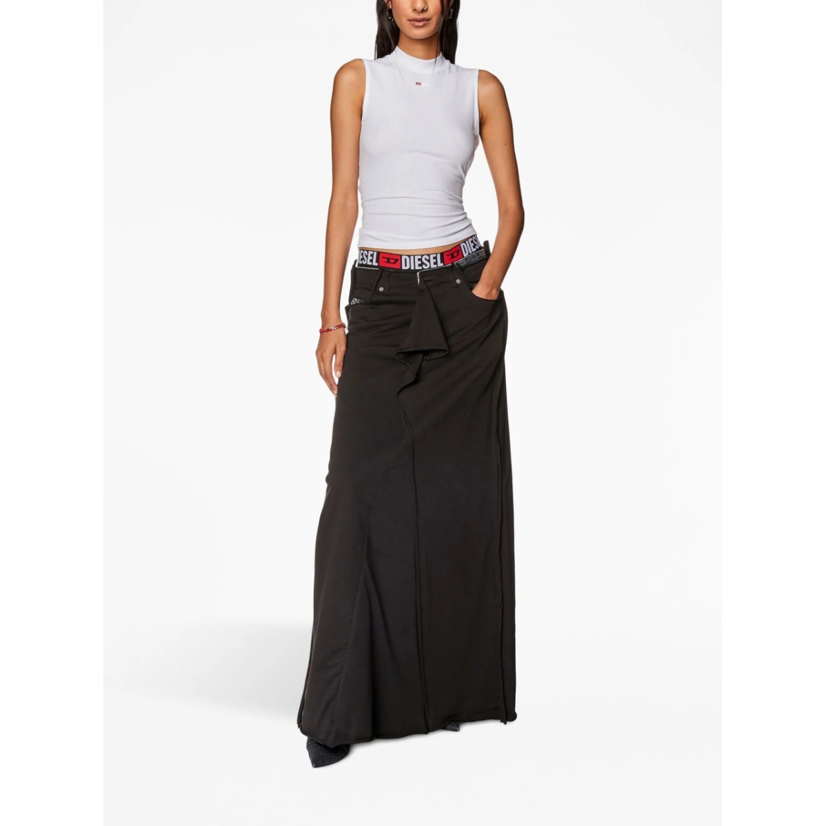 T-Mokky-Sl-Microdiv mock-neck top - Img 2