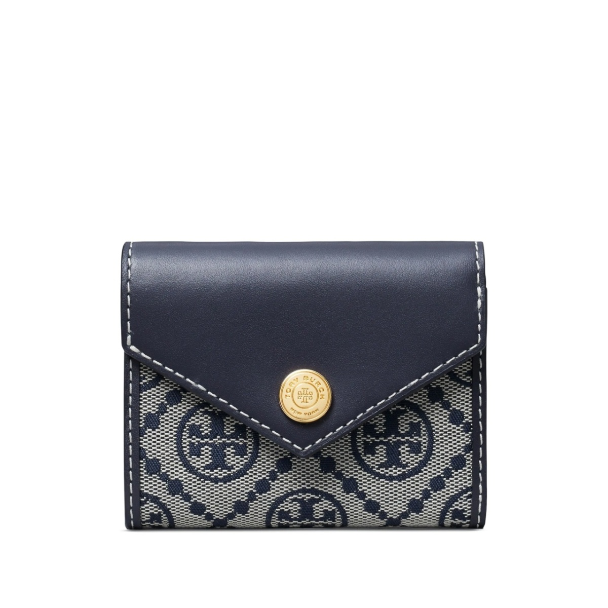 T-monogram envelope wallet