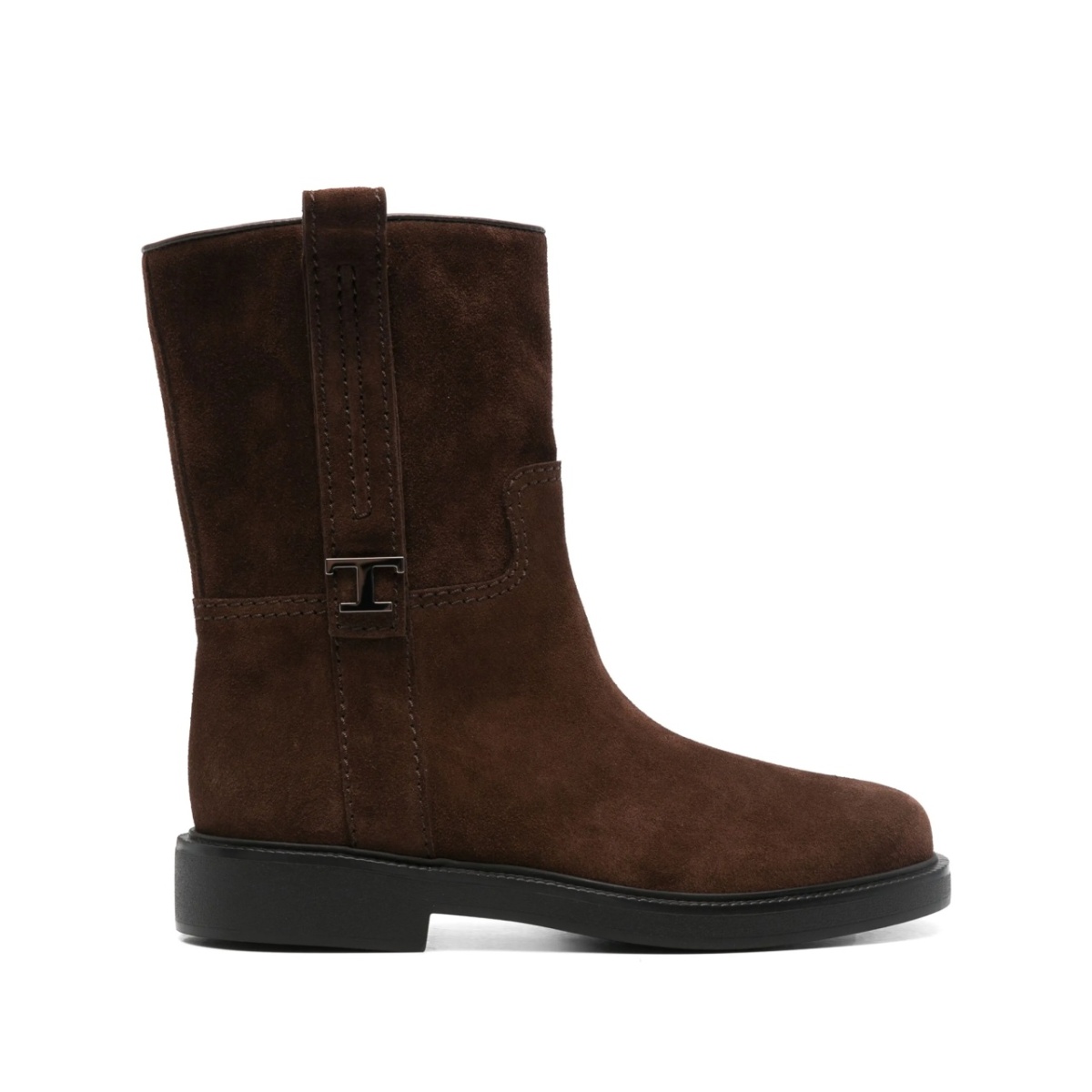 T Timeless-plaque boots