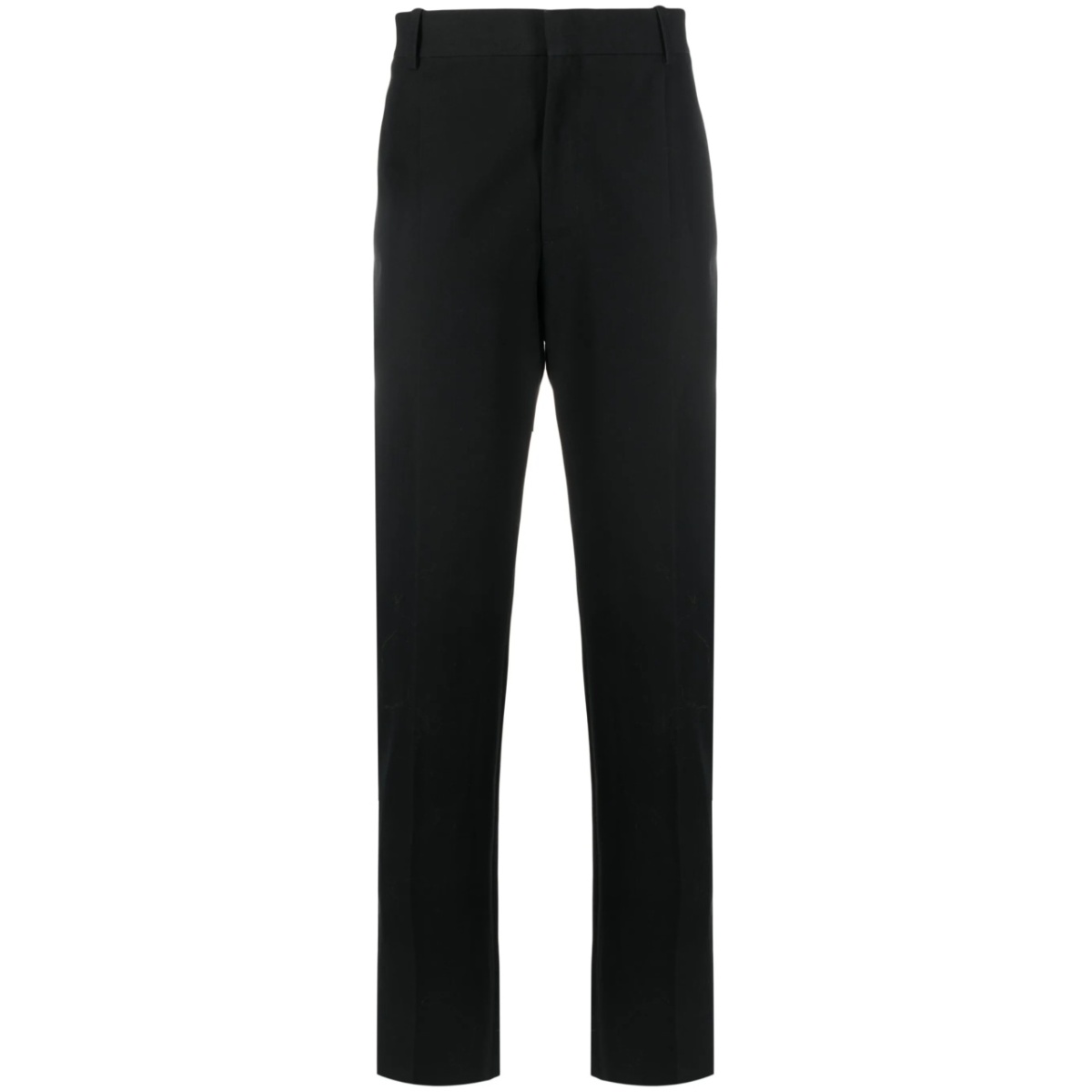 tapered-leg tailored trousers