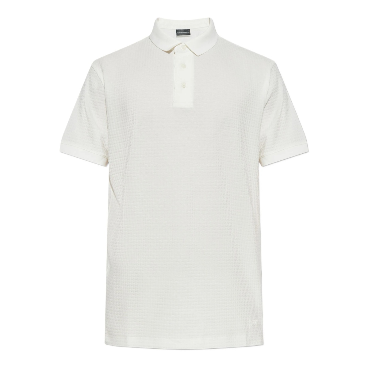 textured polo shirt