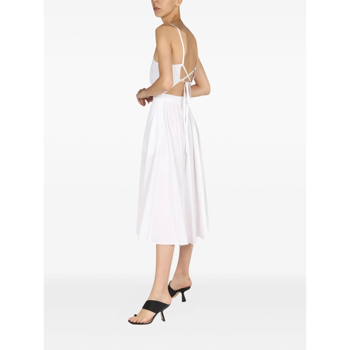 tie back-fastening dress - Img 3