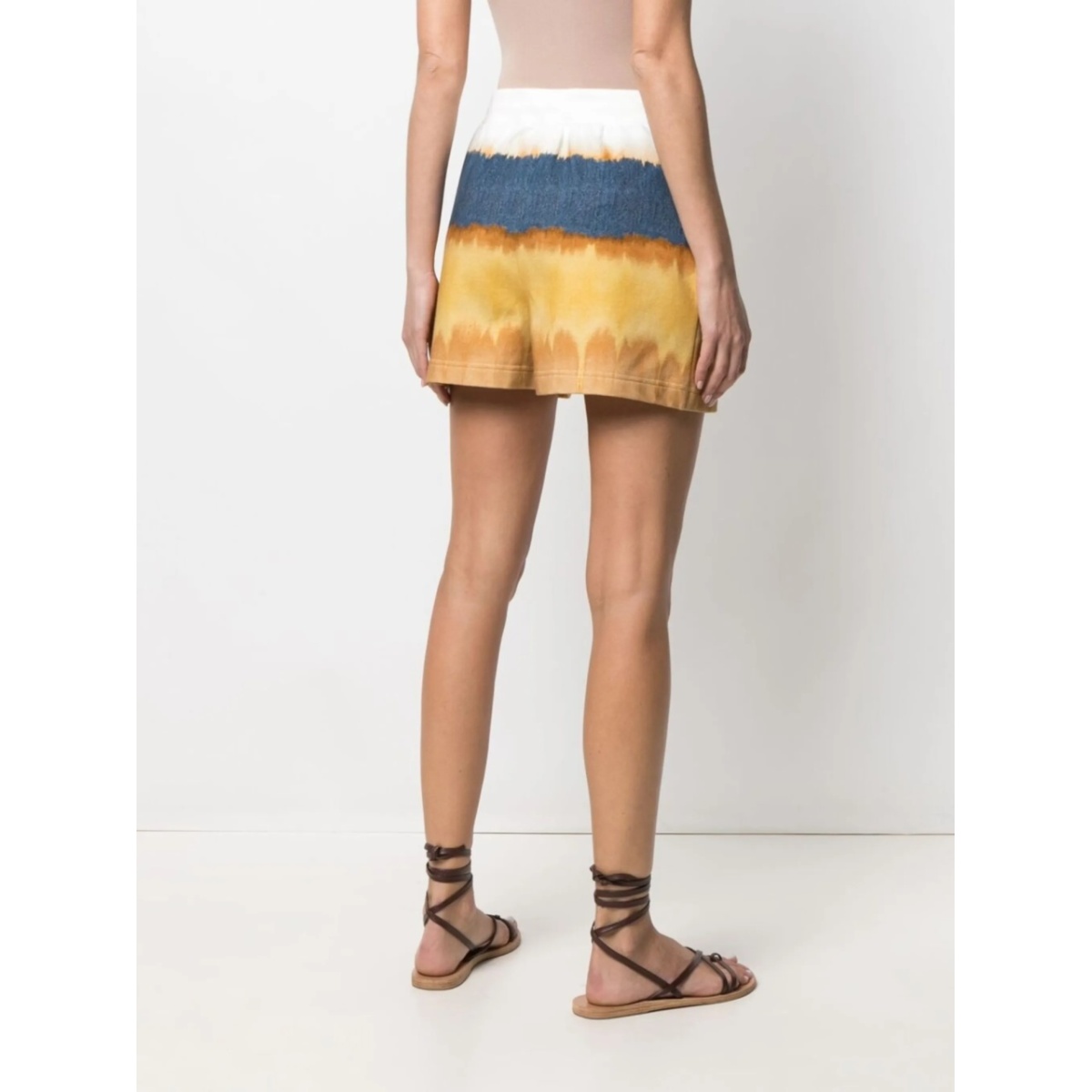 tie-dye track shorts - Img 4