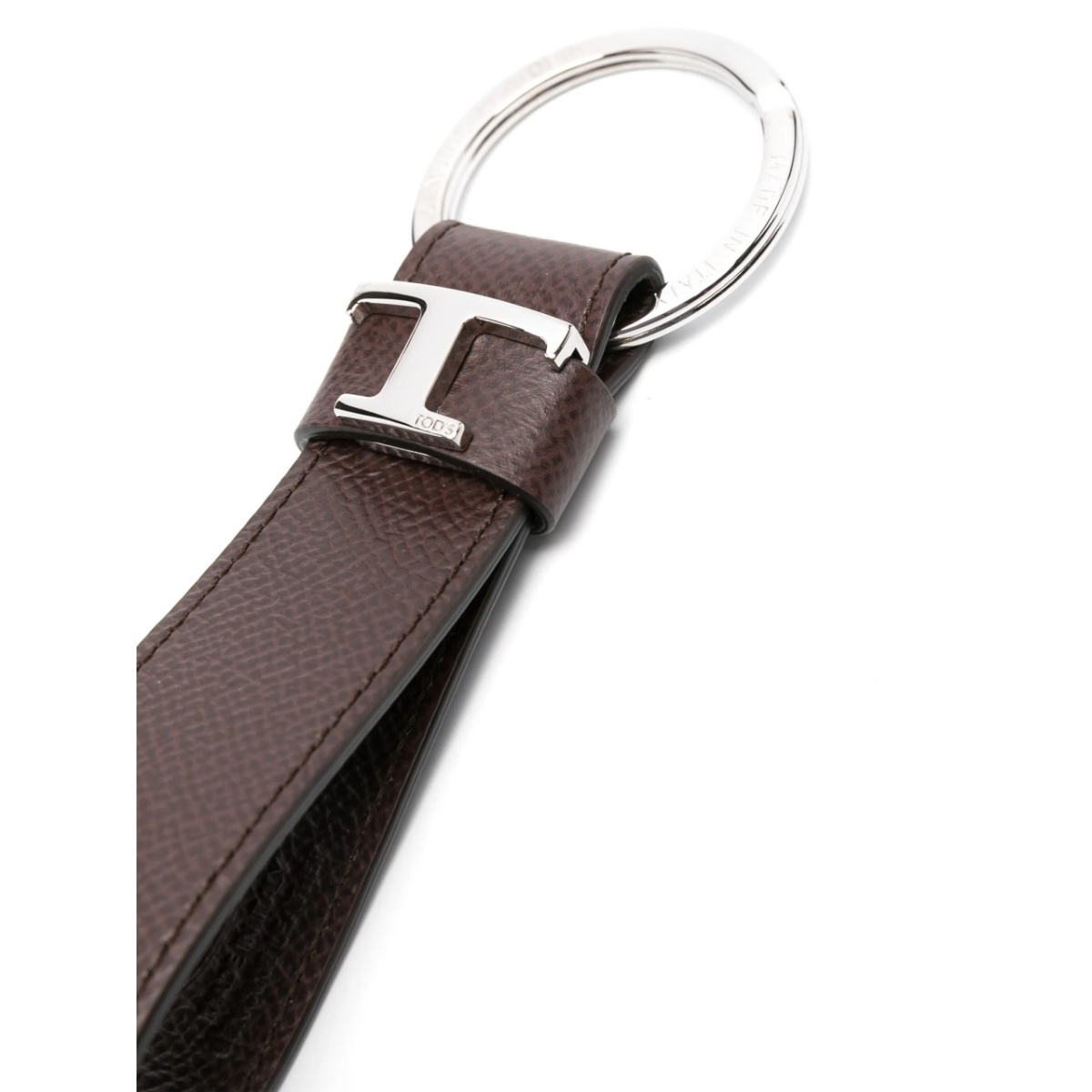 Timeless-logo leather keyring - Img 2