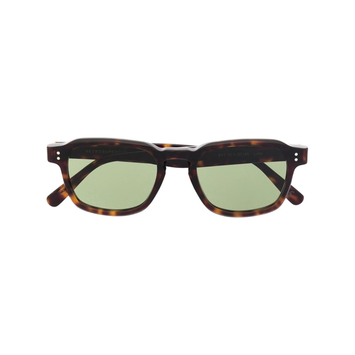 tortoiseshell-effect square sunglasses