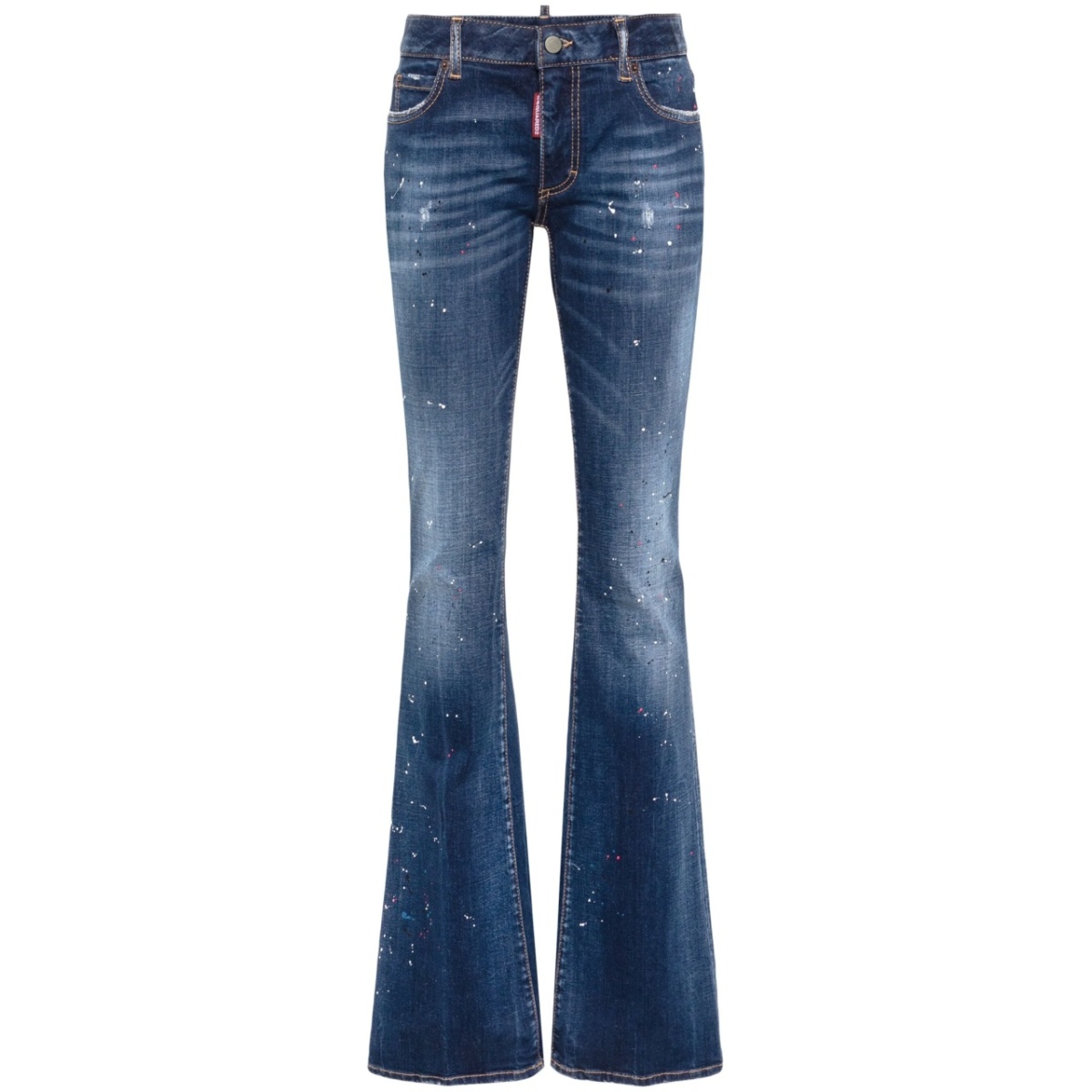 Twiggy mid-rise flared jeans