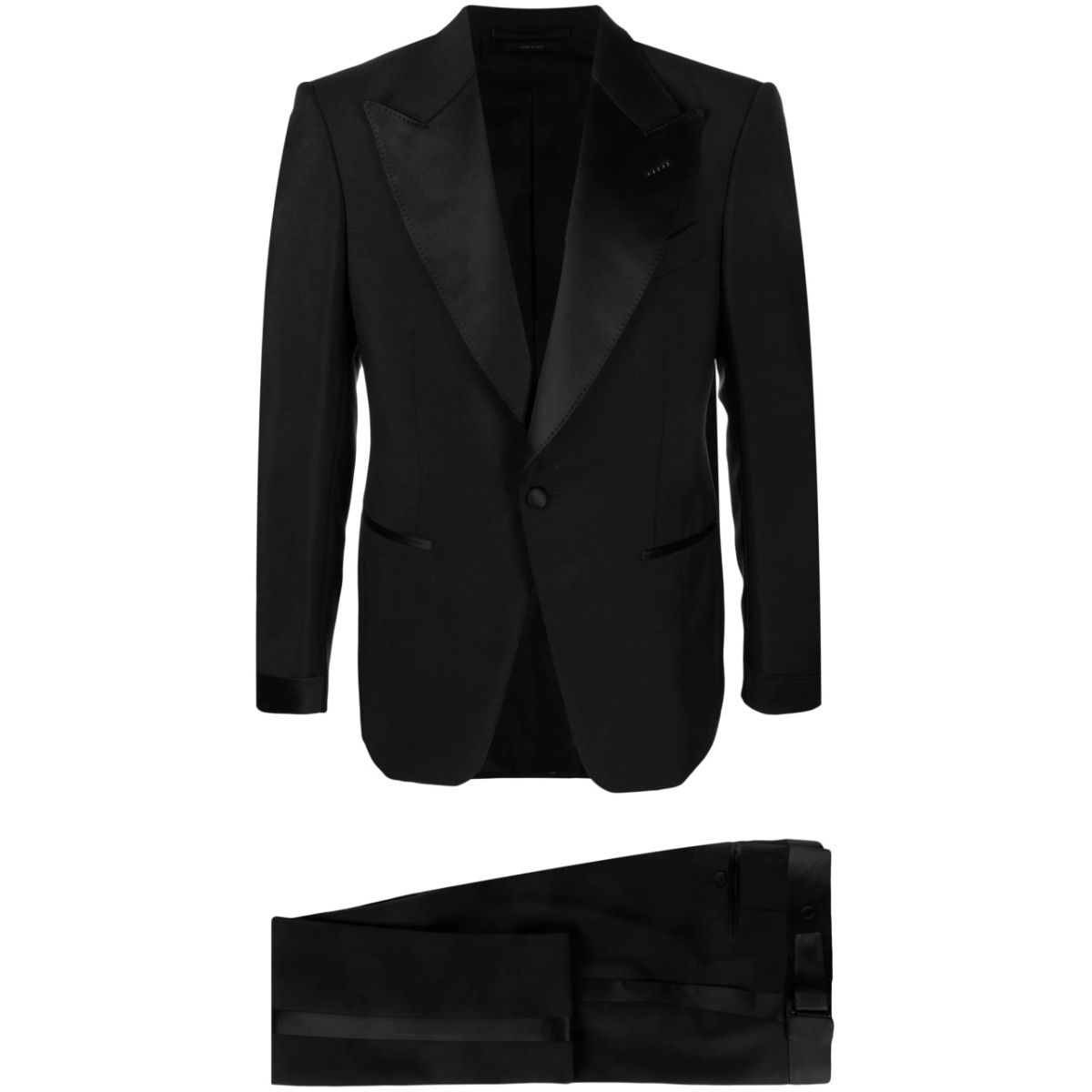 two-piece single-breasted dinner suit