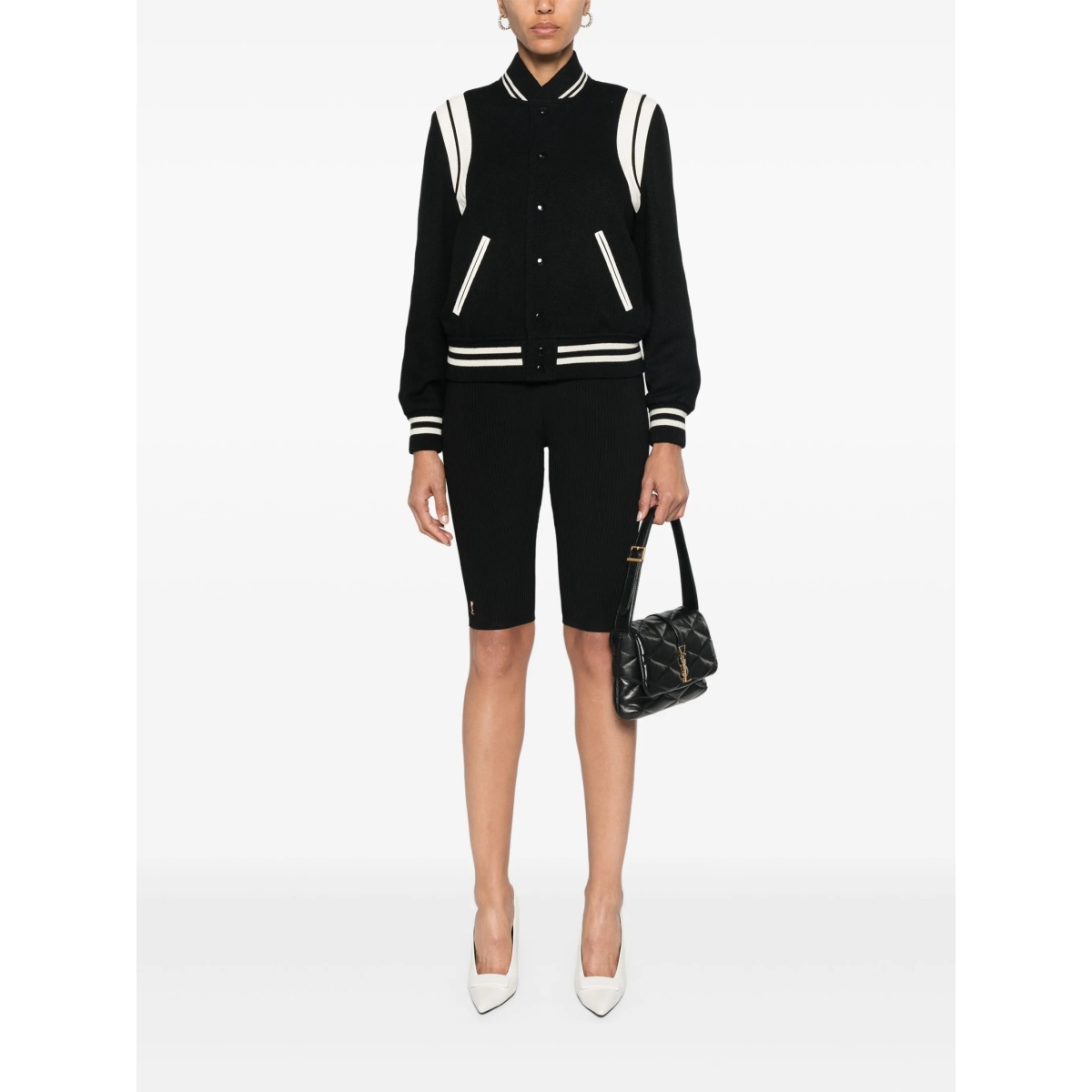 two-tone varsity jacket - Img 2