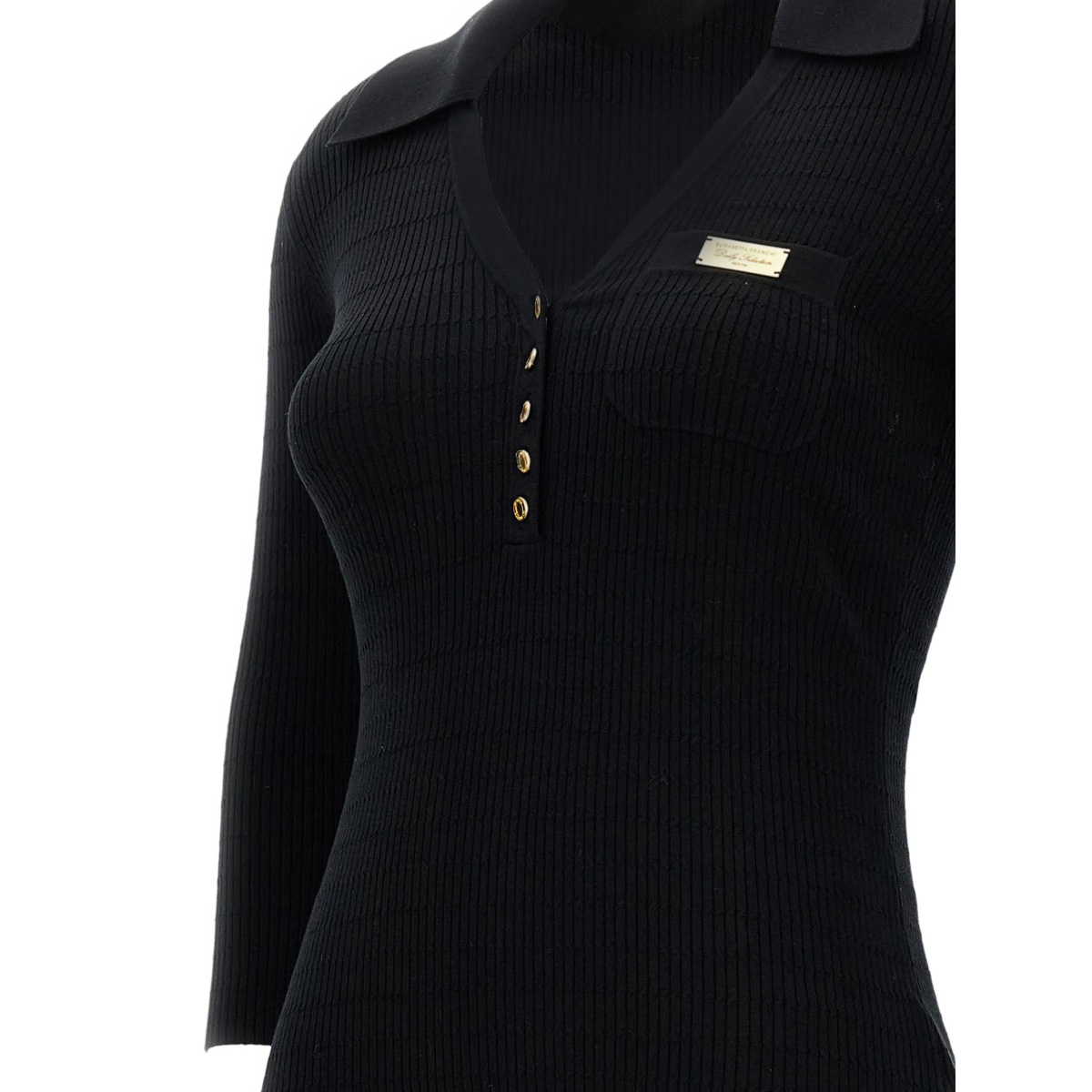 V-neck ribbed sweater - Img 3
