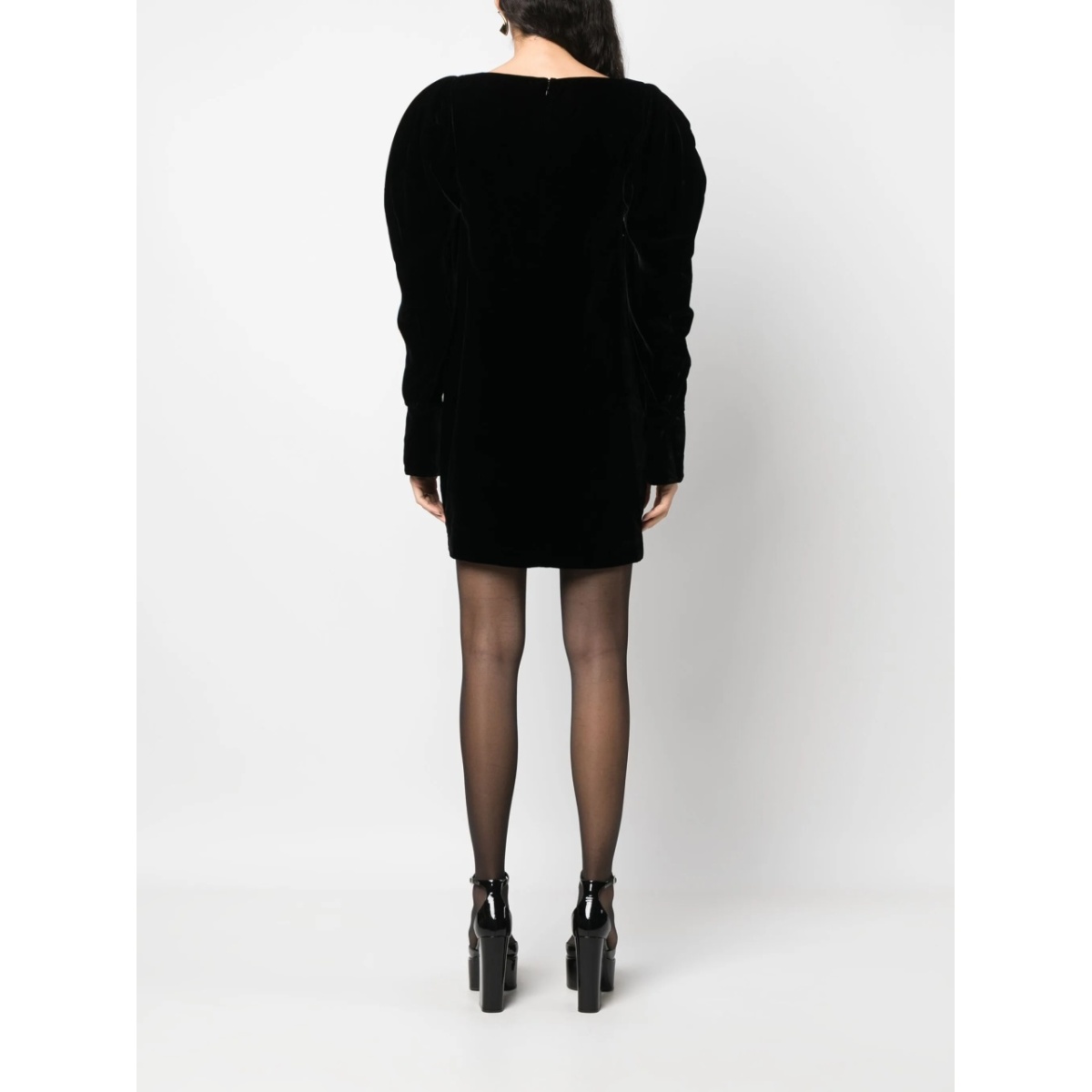 velvet mini dress - Img 4