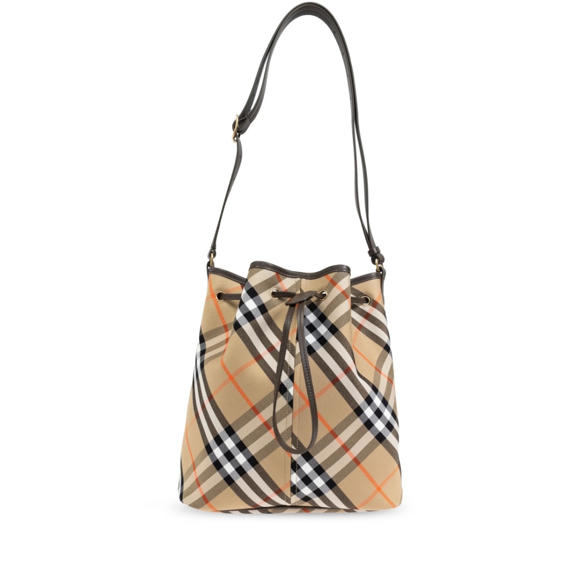 Vintage Check bucket shoulder bag