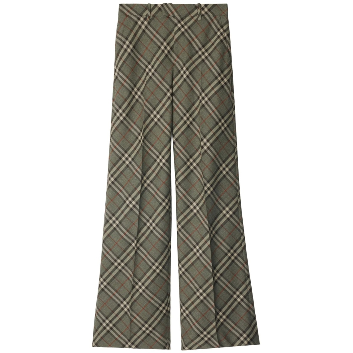Vintage Check-pattern trousers