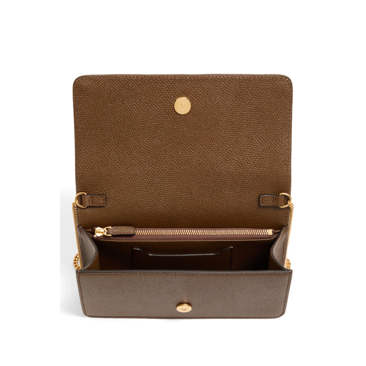 Vlogo Signature mini shoulder bag in denim with floral embroidery - Img 5