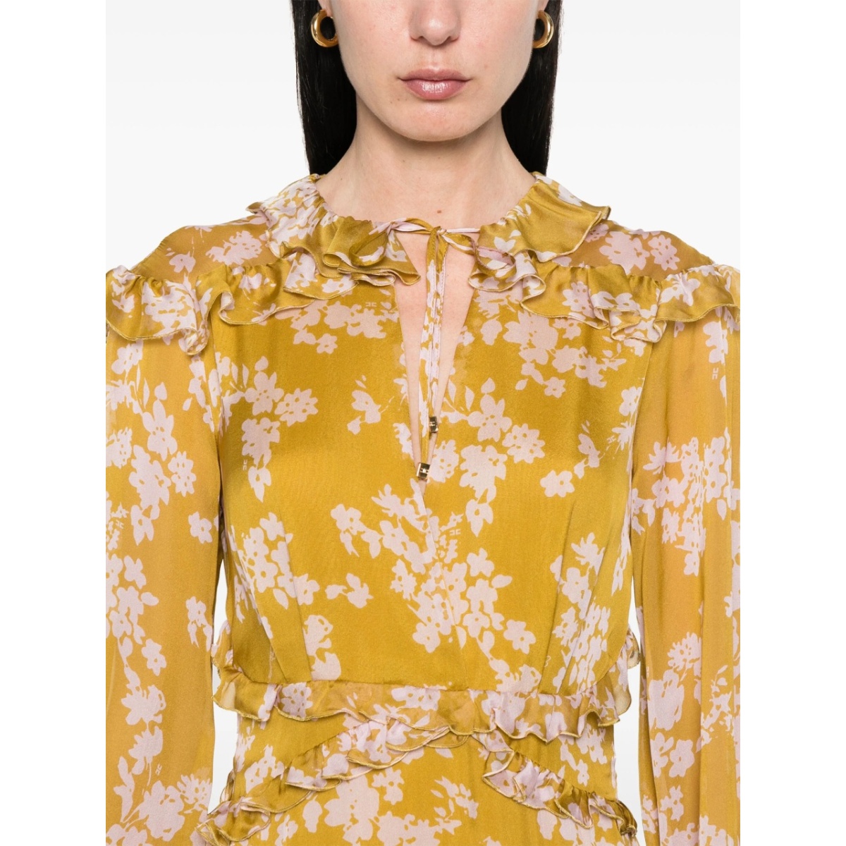 voile printed mini dress - Img 5