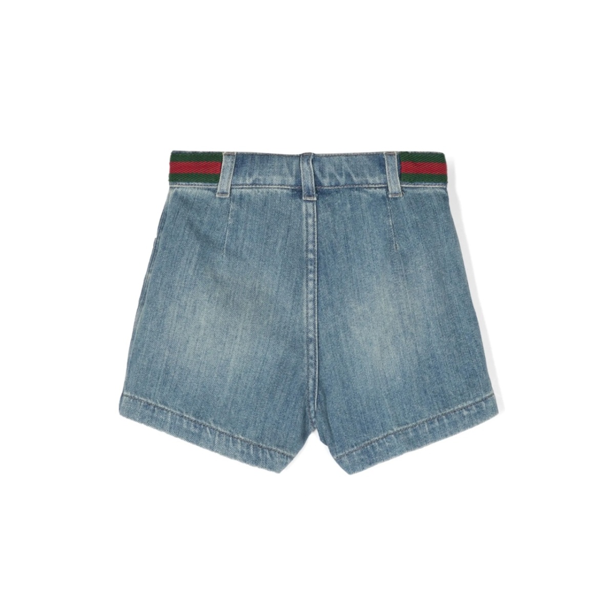 Web-detail denim shorts - Img 2