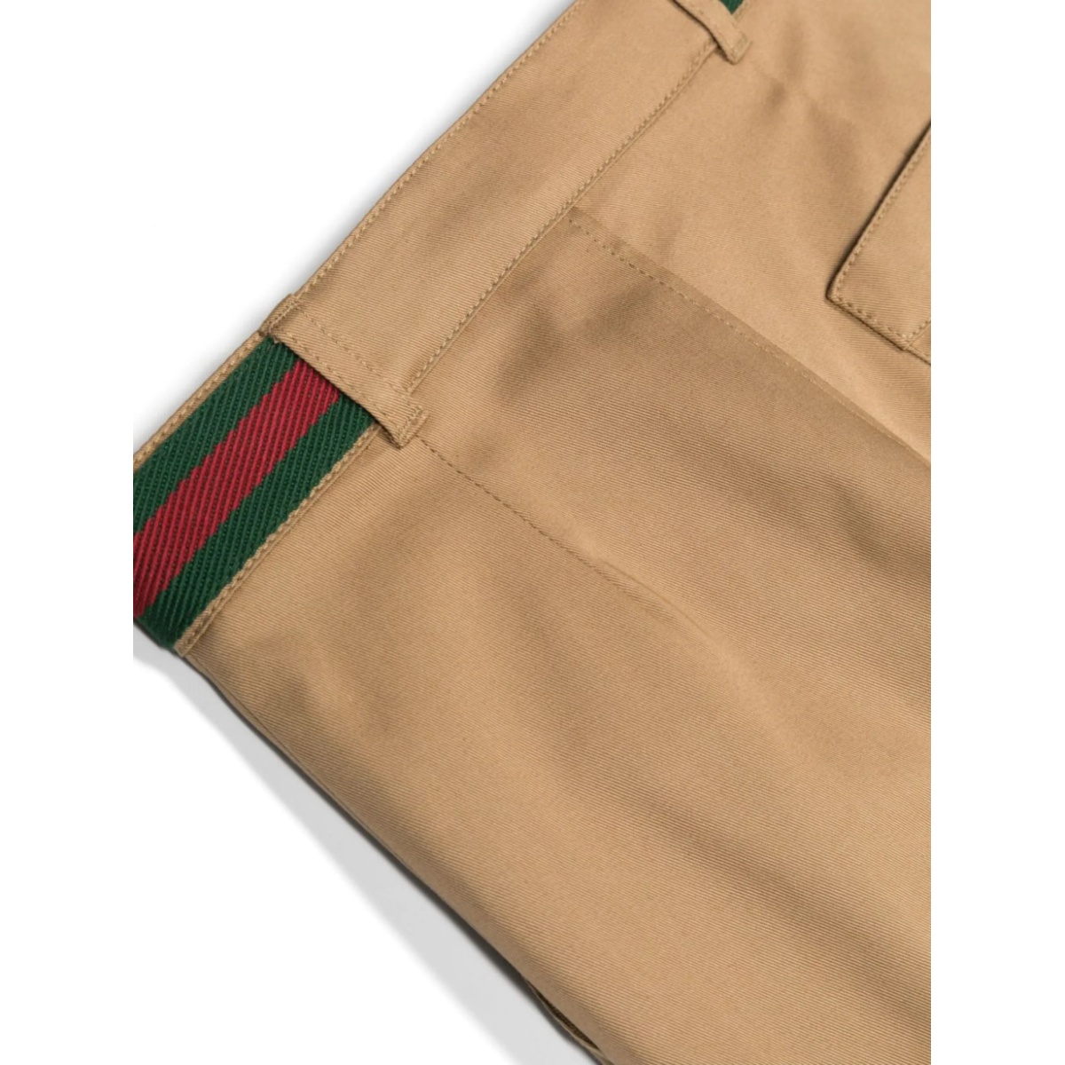 Web Stripe cotton trousers - Img 3