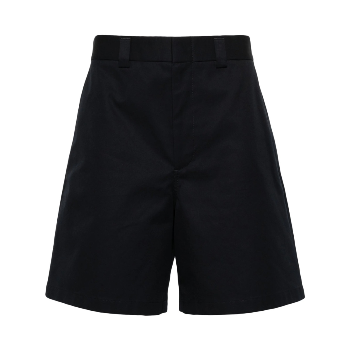 Web-stripe tailored shorts