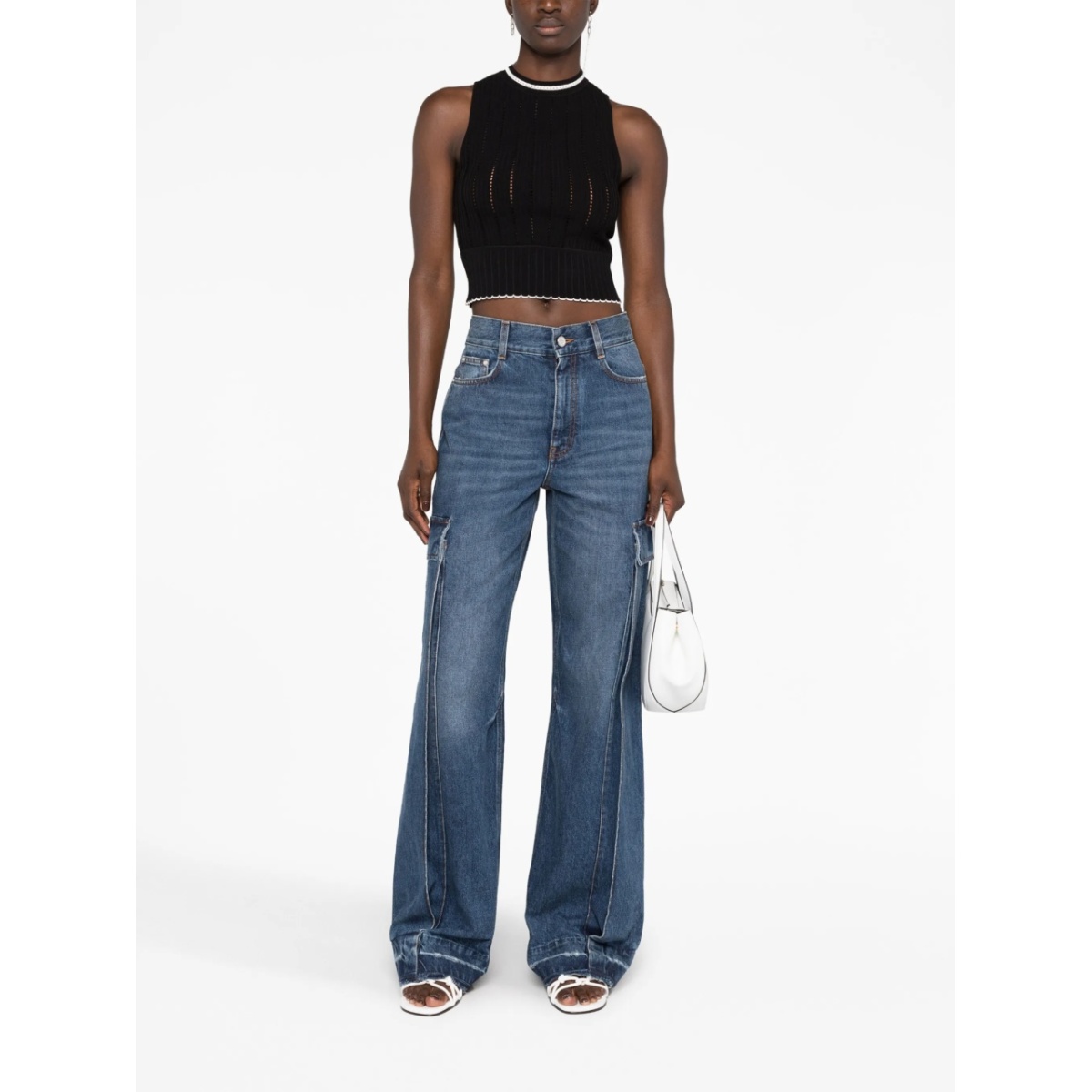 wide-leg cargo jeans - Img 2