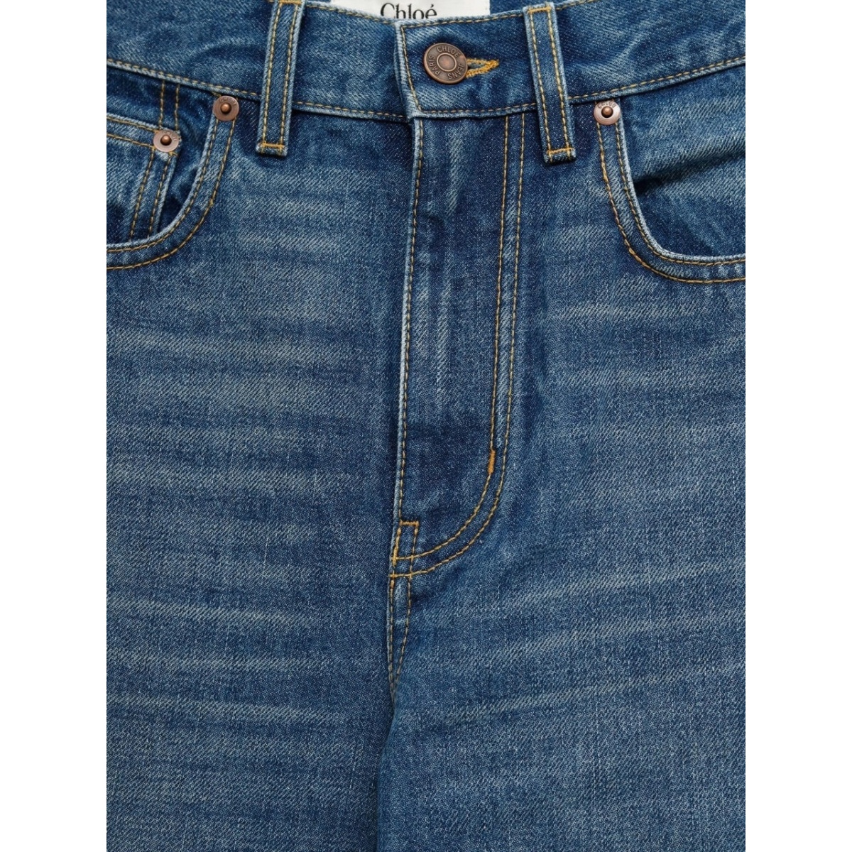 wide-leg denim jeans - Img 3