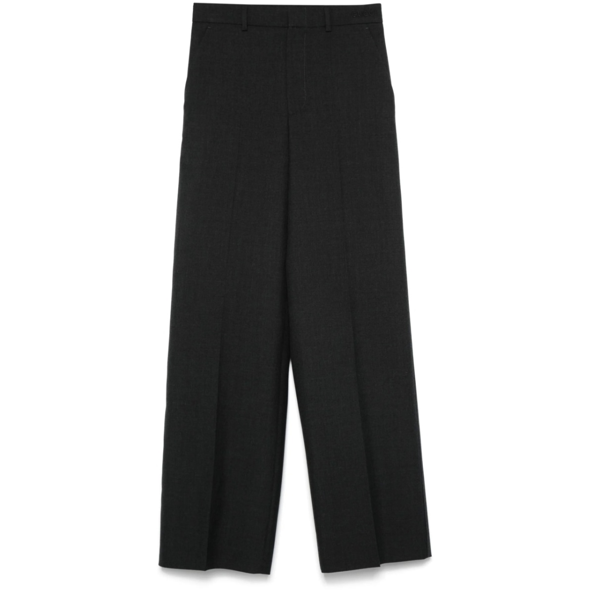 wool gabardine trousers