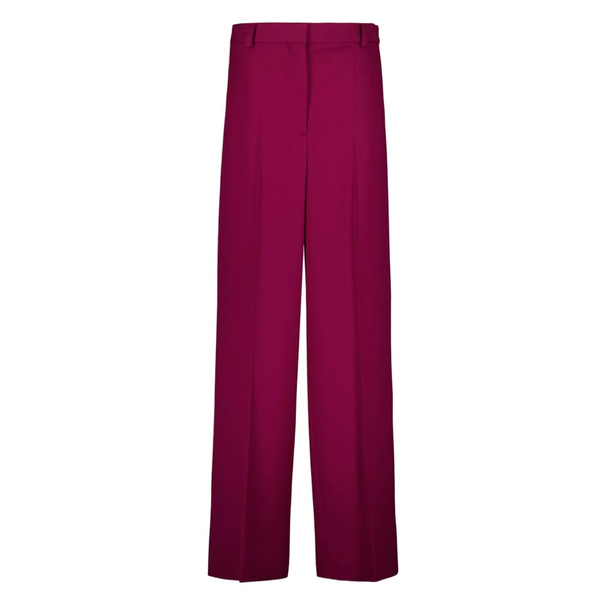 wool high-waisted tailored trousers