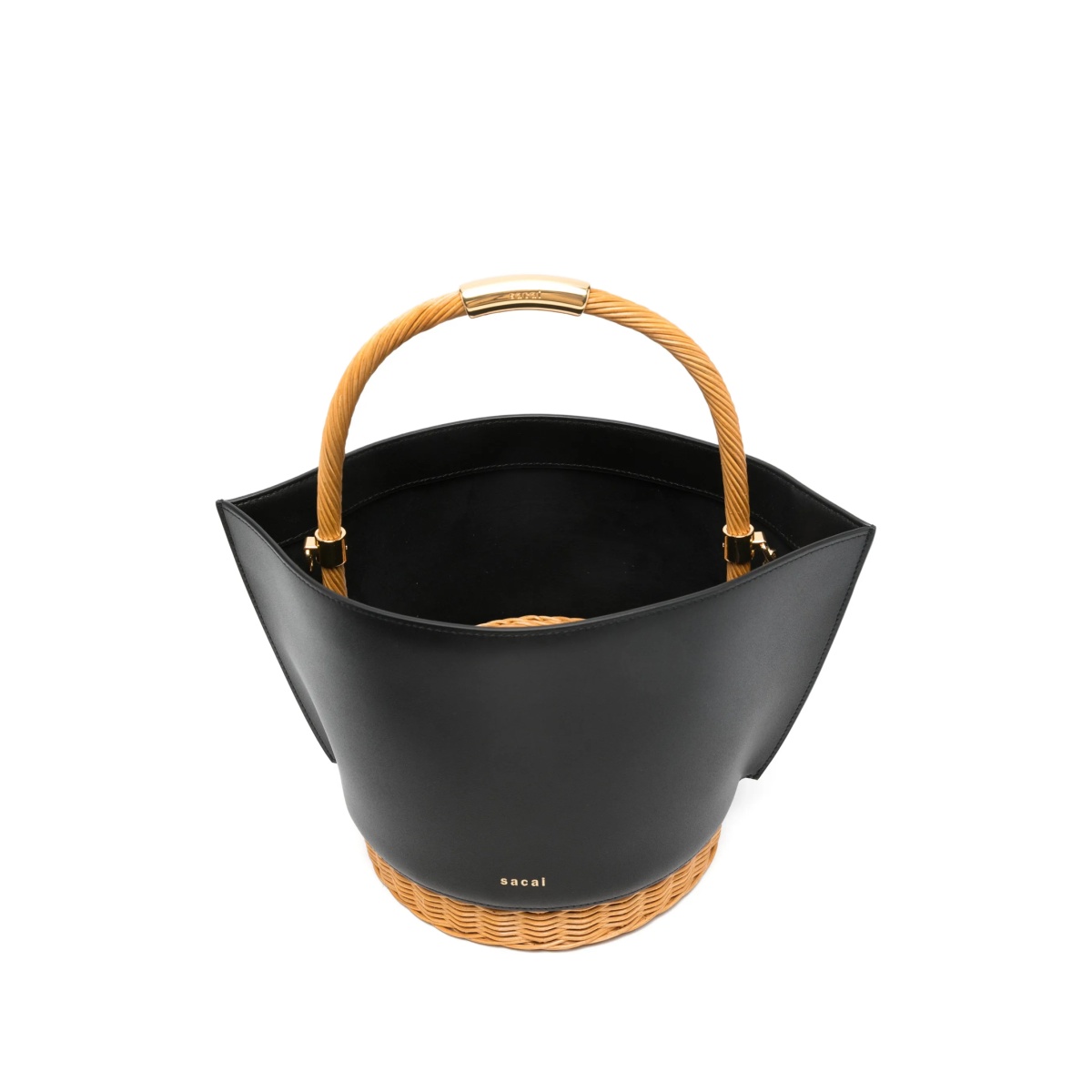 woven handle bucket bag - Img 5