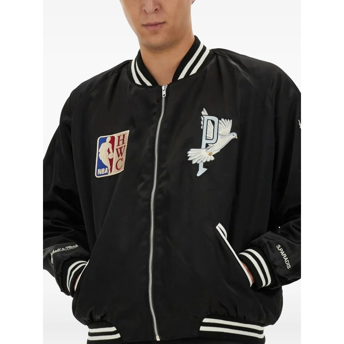 x Mitchell &amp; Ness and The NBA Varsity bomber jacket - Img 4