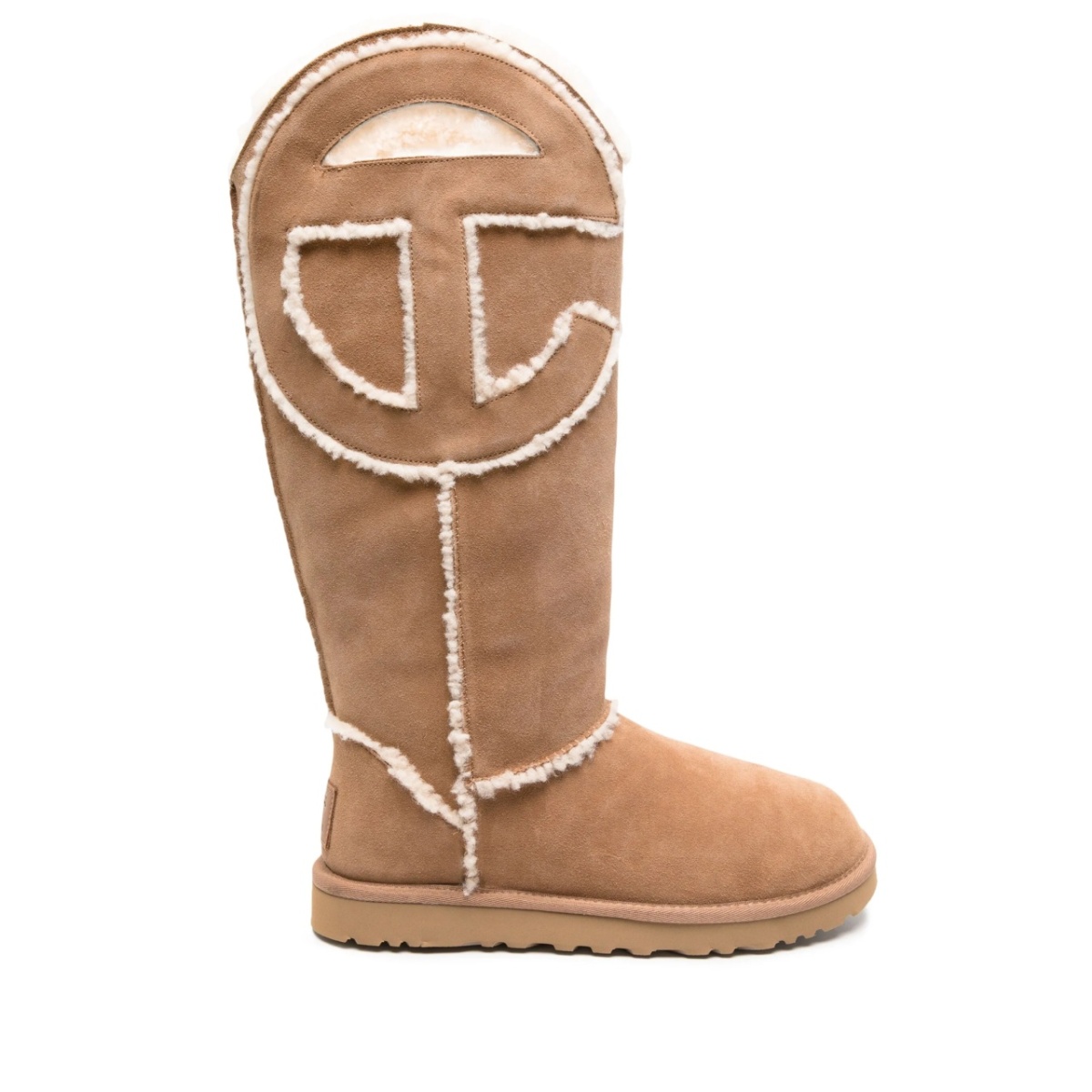 x Telfar logo-patch suede boots